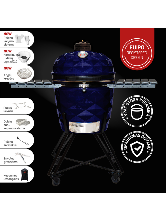 KAMADOCLUB PRO 2 PREMIUM+ KEPSNINĖ, MĖLYNA