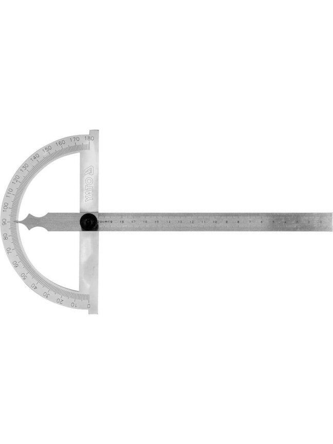 ⬡ Kampainis su liniuote 150x200 mm (YT72141, YATO) ⬡ Kampainis su liniuote 150x200 mm (YT72141, YATO)
