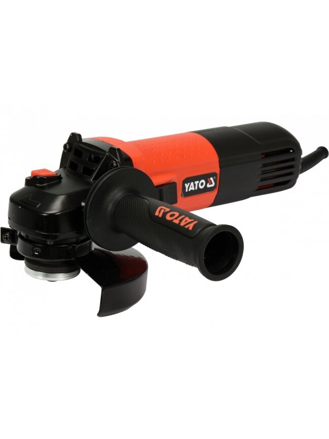 Kampinis šlifuoklis 1100W, d-125mm, reguliuojamas greitis Yato | 3000-12000 aps/min Kampinis šlifuoklis 1100W, d-125mm, reguliuojamas greitis Yato | 3000-12000 aps/min