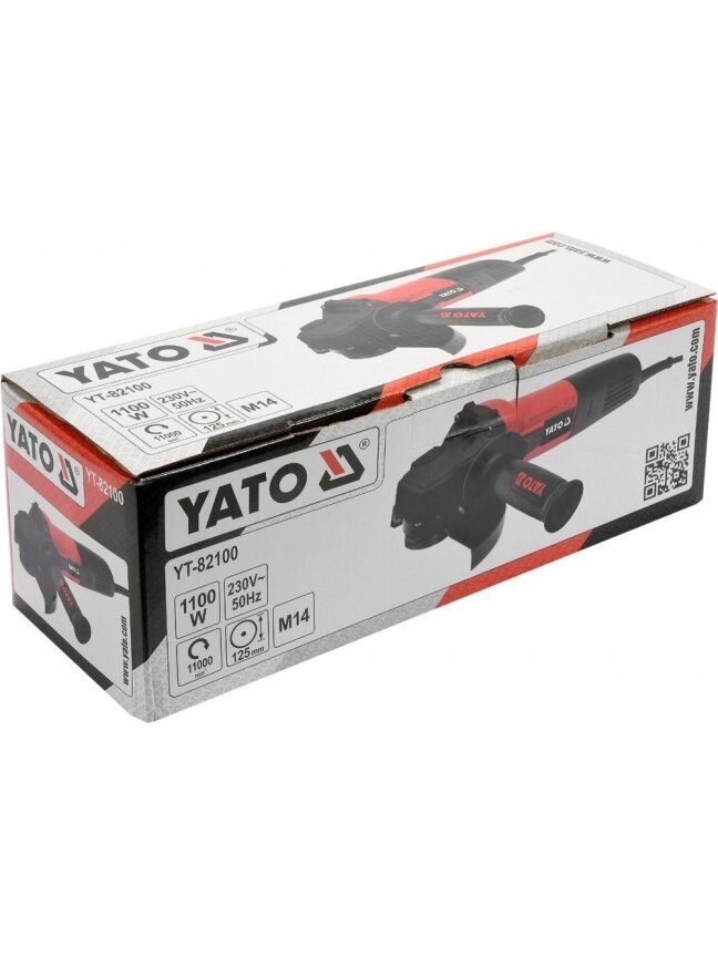 Kampinis šlifuoklis 1100W, d-125mm Yato | 11000 aps/min 2