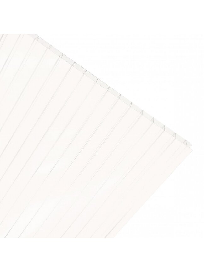 Kanalinis polikarbonatas Opal 10 mm (baltas) - 2,10 m - 3 m Kanalinis polikarbonatas Opal 10 mm (baltas) - 2,10 m - 3 m
