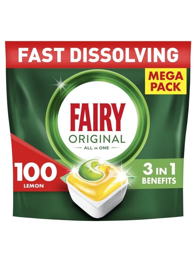 KAPSULĖS IND FAIRY ALLINONE LEMON 100VNT