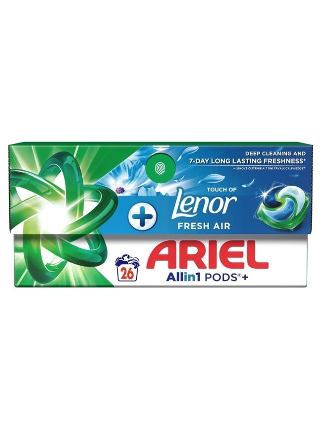 KAPSULĖS SKALB ARIEL FRESH AIR 26VNT KAPSULĖS SKALB ARIEL FRESH AIR 26VNT