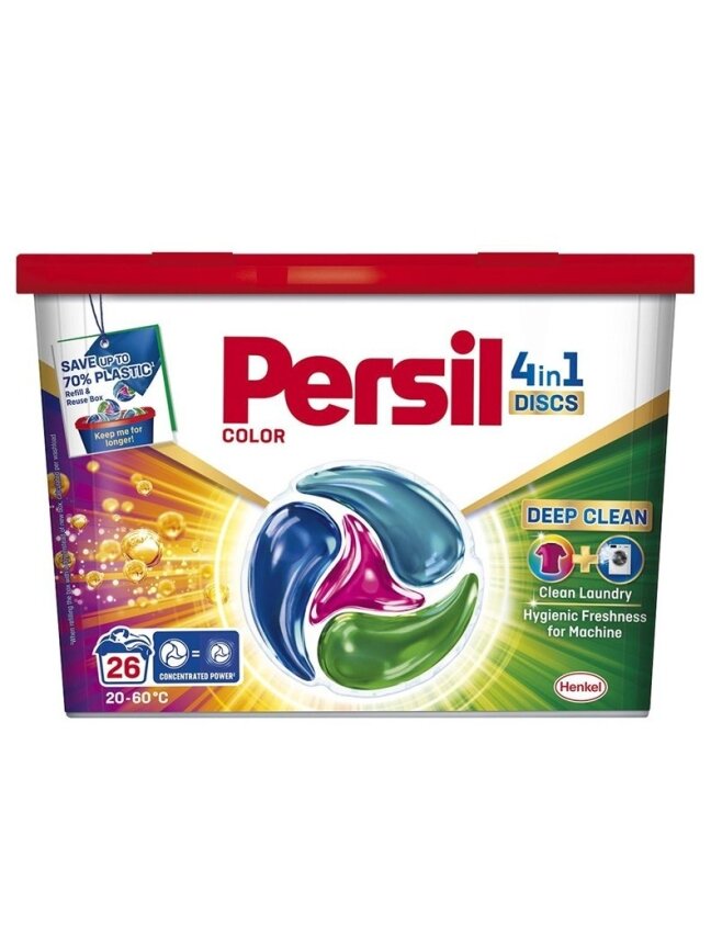 KAPSULĖS SKALB PERSIL DISCS COLOR 26VNT KAPSULĖS SKALB PERSIL DISCS COLOR 26VNT