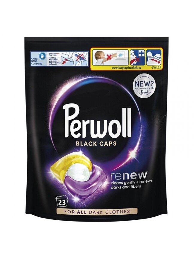 KAPSULĖS SKALBIMO PERWOLL BLACK 23VNT KAPSULĖS SKALBIMO PERWOLL BLACK 23VNT