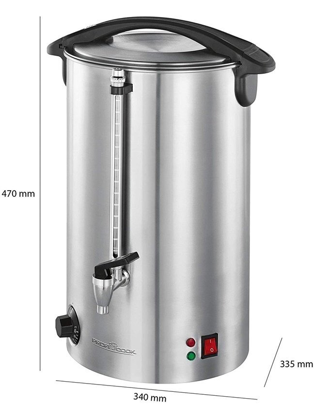 Karštų gėrimų puodas Proficook PC-HGA1111, 16l 1 Karštų gėrimų puodas Proficook PC-HGA1111, 16l 1