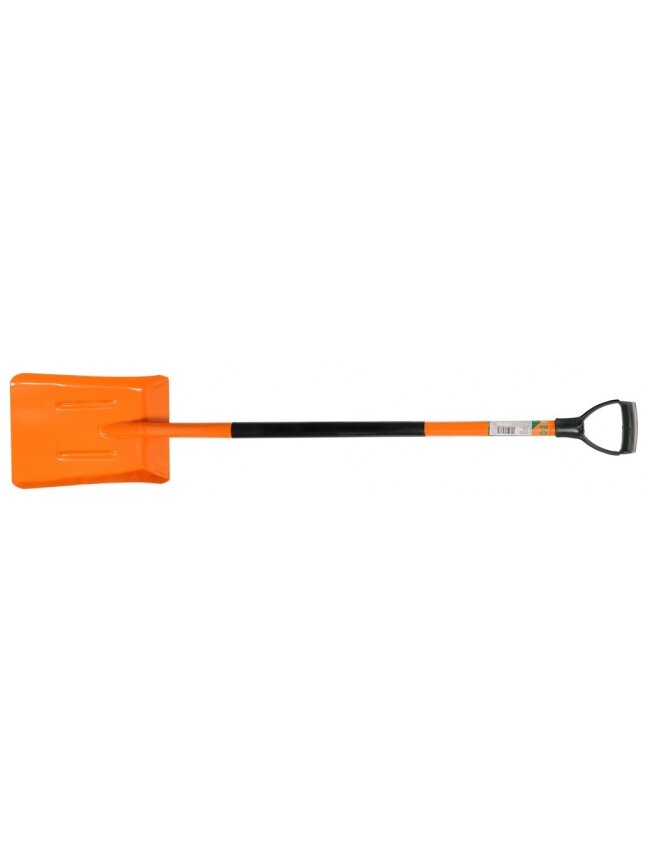 Kastuvas (semtuvas) su kotu (DY formos rankena) oranžinis Flo | 33x24x97cm Kastuvas (semtuvas) su kotu (DY formos rankena) oranžinis Flo | 33x24x97cm