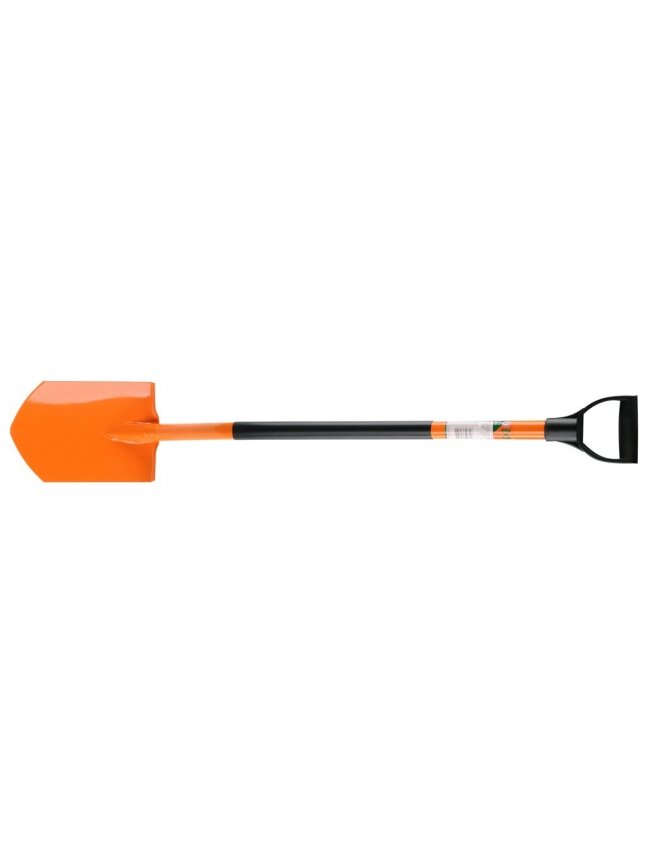 Kastuvas su kotu smailus (DY formos rankena) oranžinis Flo | 118cm Kastuvas su kotu smailus (DY formos rankena) oranžinis Flo | 118cm