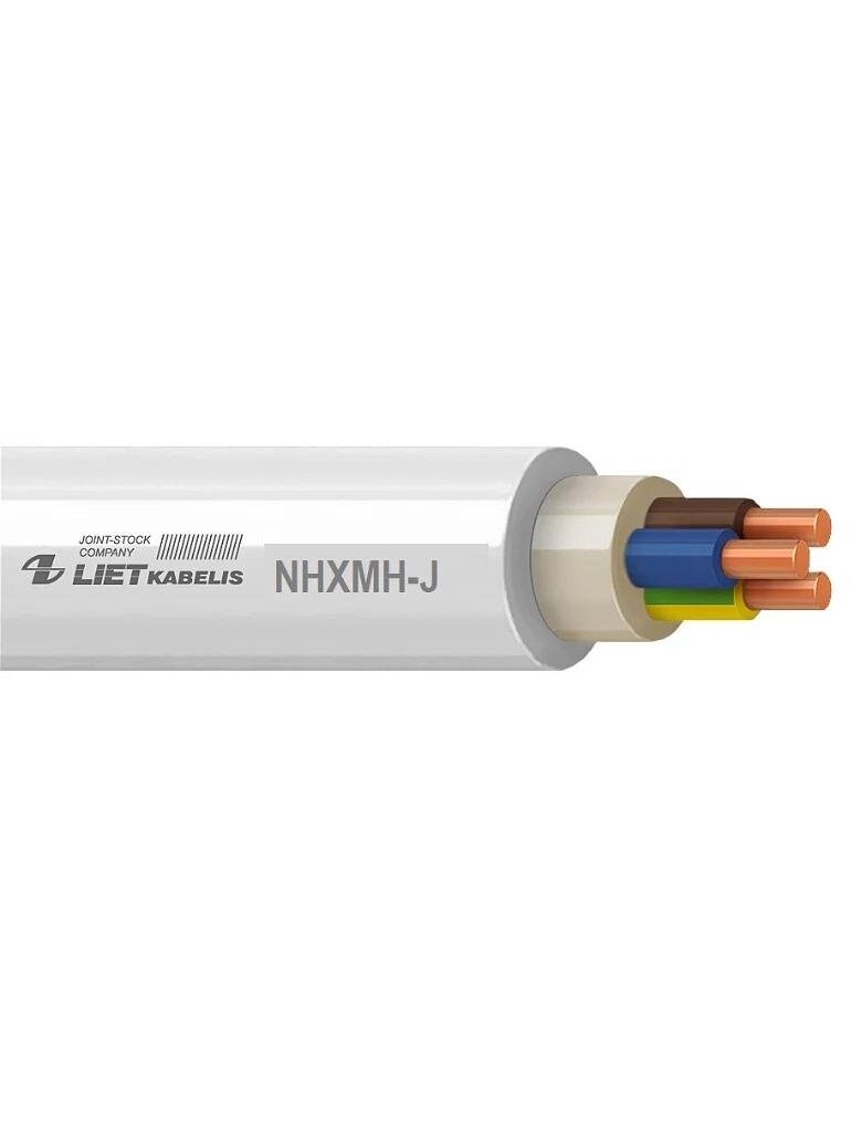 Kabelis NHXMH-J 3x2,5 mm², BEHALOGENINIS, CCA, 100 m
