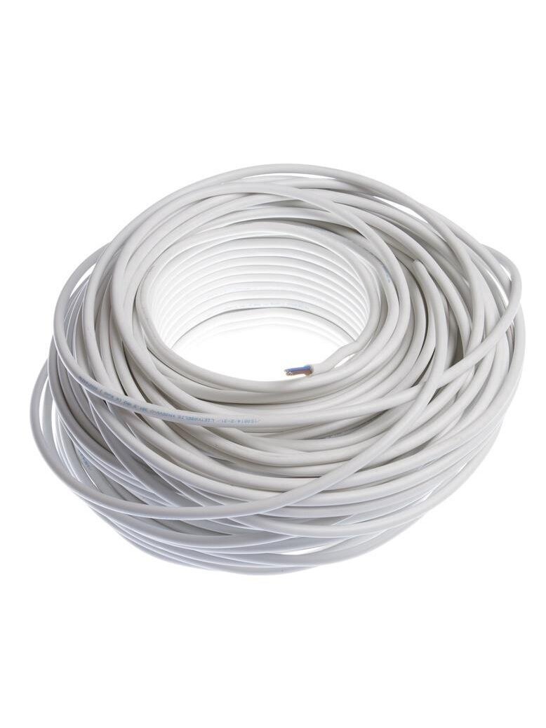 Kabelis LIETKABELIS, KH05VV-U/NYM, 4 × 2,5 mm², baltas, 100m Kabelis LIETKABELIS, KH05VV-U/NYM, 4 × 2,5 mm², baltas, 100m