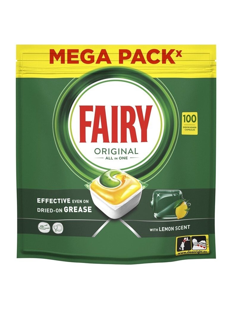 KAPSULĖS IND FAIRY ALLINONE LEMON 100VNT 1