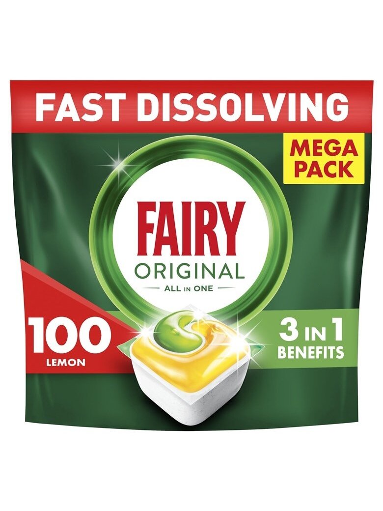 KAPSULĖS IND FAIRY ALLINONE LEMON 100VNT
