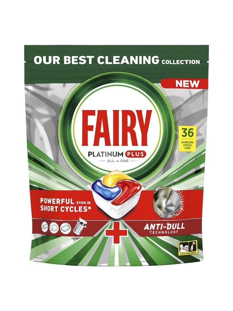 KAPSULĖS IND FAIRY PLAT PLUS LEMON 36VNT KAPSULĖS IND FAIRY PLAT PLUS LEMON 36VNT