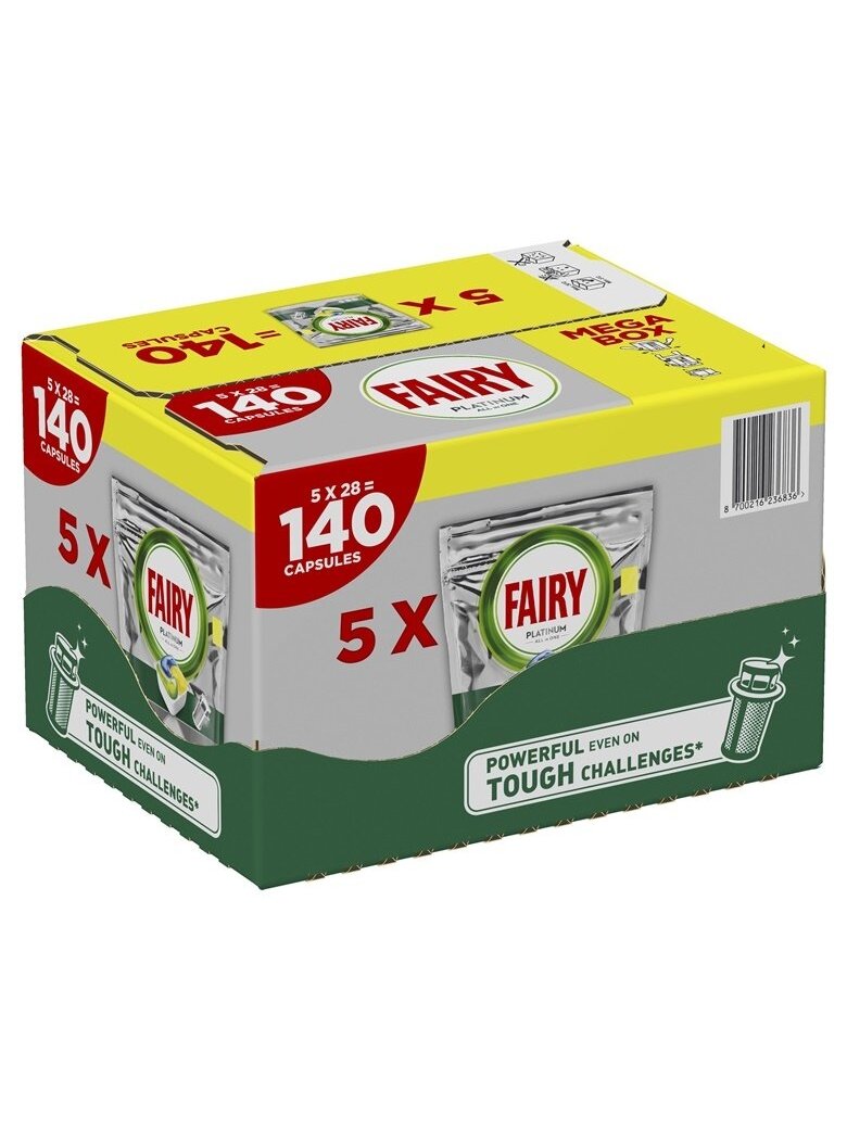 KAPSULĖS IND FAIRY PLATINUM LEMON 140VNT