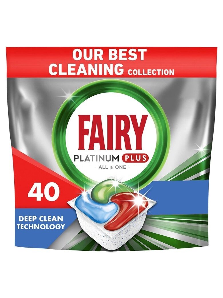 KAPSULĖS IND FAIRY PLATPLUS DCLEAN 40VNT