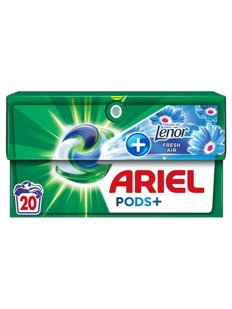 KAPSULĖS SKALBIMO ARIEL FRESH AIR 20VNT