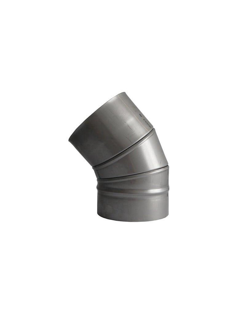 Kaminų alkūnė WADEX 115, D150 mm 45° Kaminų alkūnė WADEX 115, D150 mm 45°
