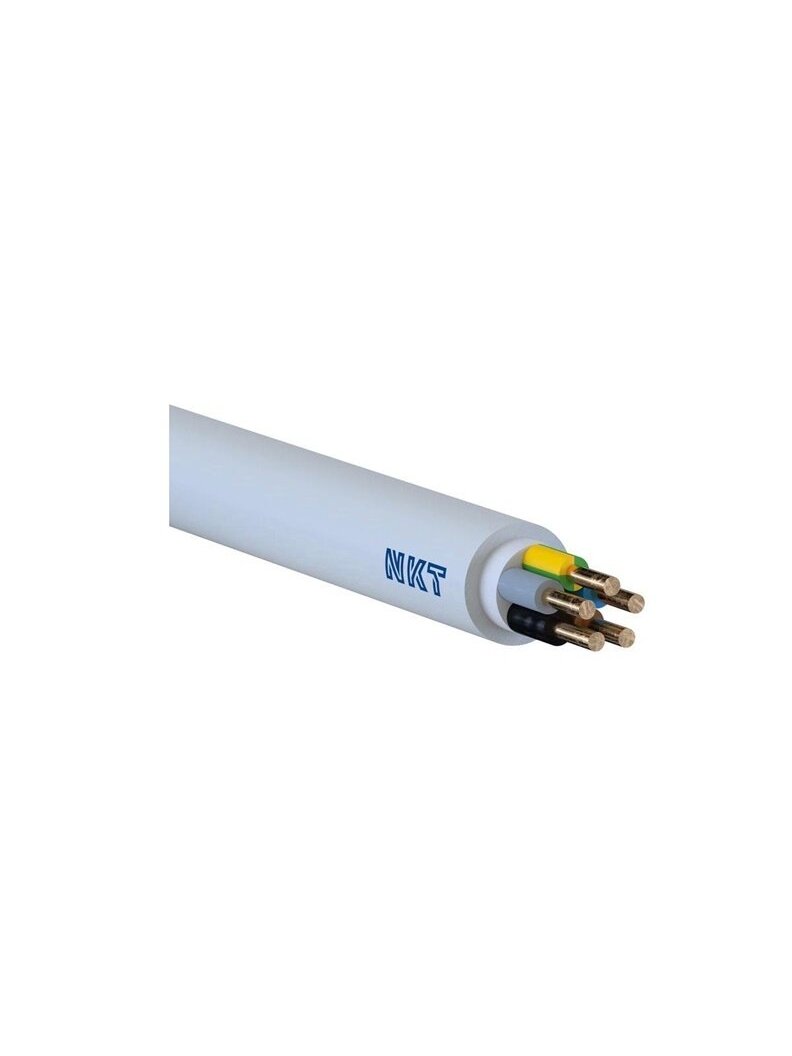 Kabelis (N)YM 5x2.5 mm² 300/500 NKT, 100 m Kabelis (N)YM 5x2.5 mm² 300/500 NKT, 100 m
