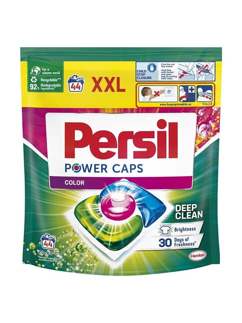 KAPSULĖS SK PERSIL POWER CAP COLOR 44VNT KAPSULĖS SK PERSIL POWER CAP COLOR 44VNT