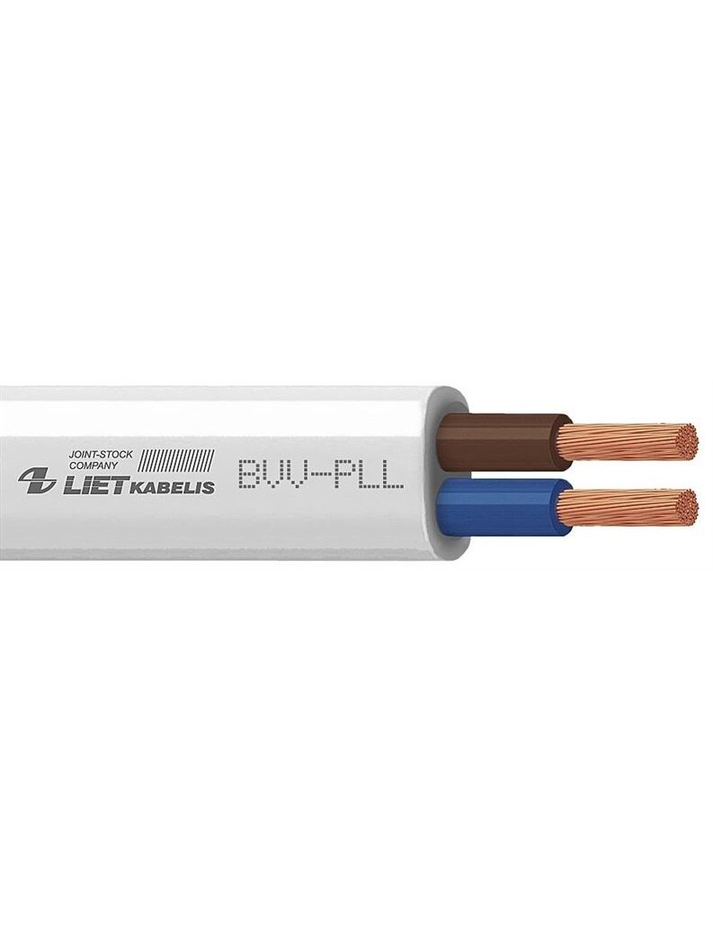Kabelis BVV-PLL, 2 x 2,5 mm², 100m Kabelis BVV-PLL, 2 x 2,5 mm², 100m