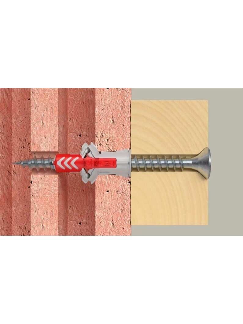 Kaištis Fischer DuoPower, 30 mm x 6 mm, 50 vnt. 2 Kaištis Fischer DuoPower, 30 mm x 6 mm, 50 vnt. 2