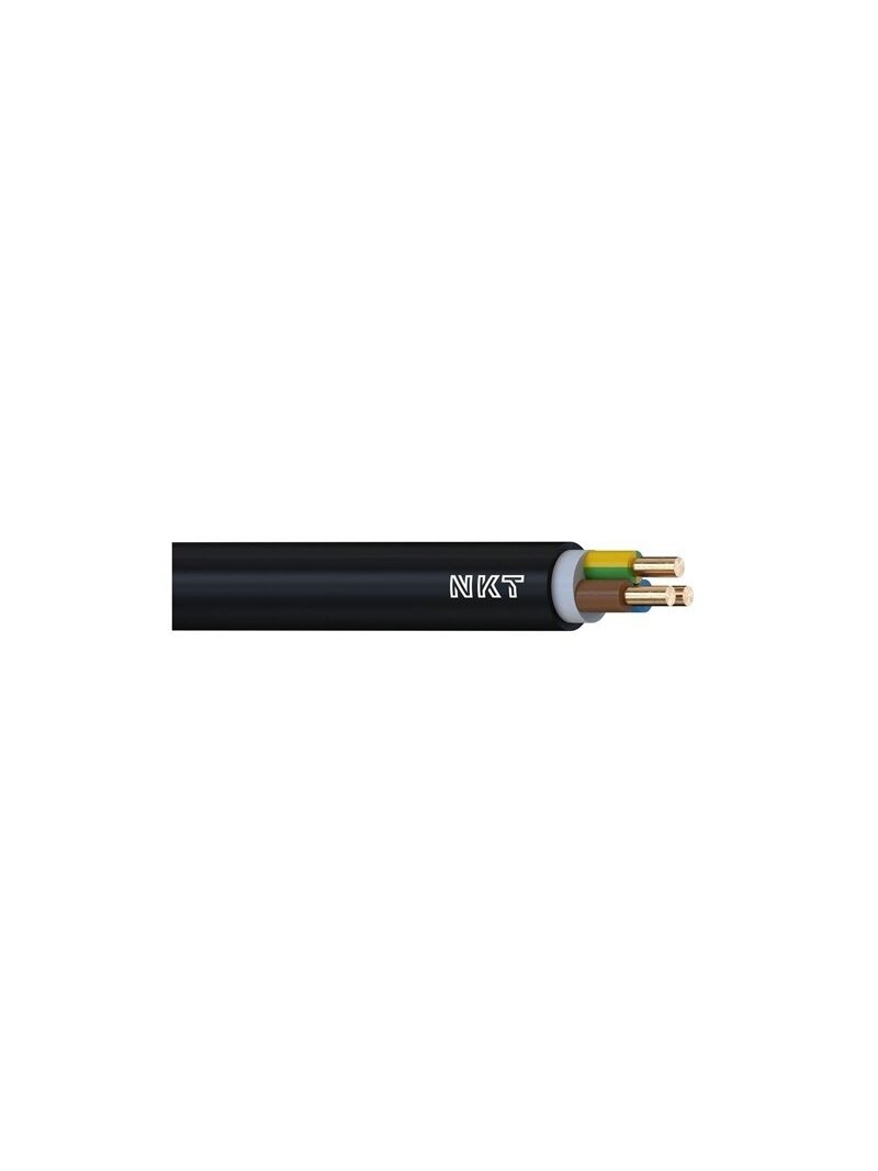 Kabelis NKT CYKY, Eca, 750 V, 3 x 1.5 mm², 100 m