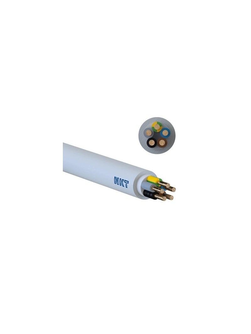 Kabelis NKT NYM, Eca, 500 V, 3 x 1.5 mm², 100 m 1 Kabelis NKT NYM, Eca, 500 V, 3 x 1.5 mm², 100 m 1