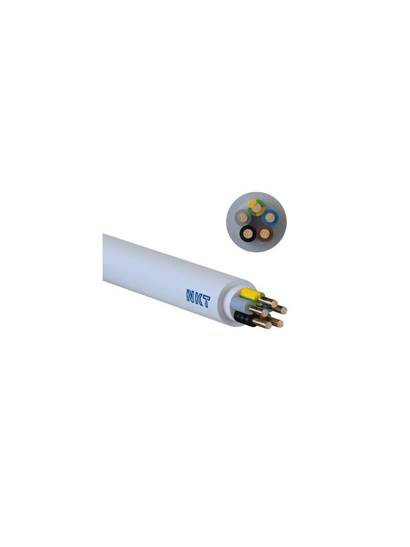 Kabelis (N)YM 5x1.5 mm² 300/500 NKT, 100 m 1 Kabelis (N)YM 5x1.5 mm² 300/500 NKT, 100 m 1