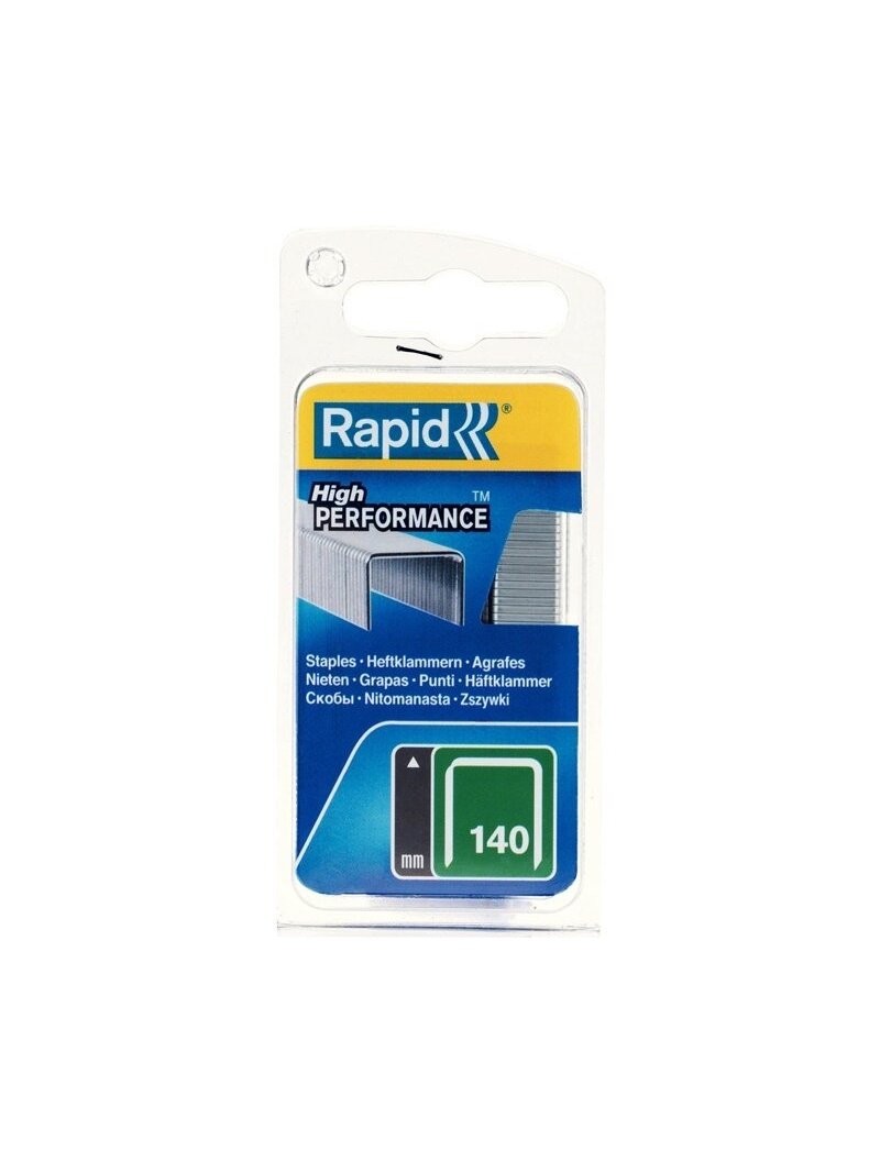Kabės Rapid 40109516 10.6x12 mm, tipas 140, 648 vnt. Kabės Rapid 40109516 10.6x12 mm, tipas 140, 648 vnt.