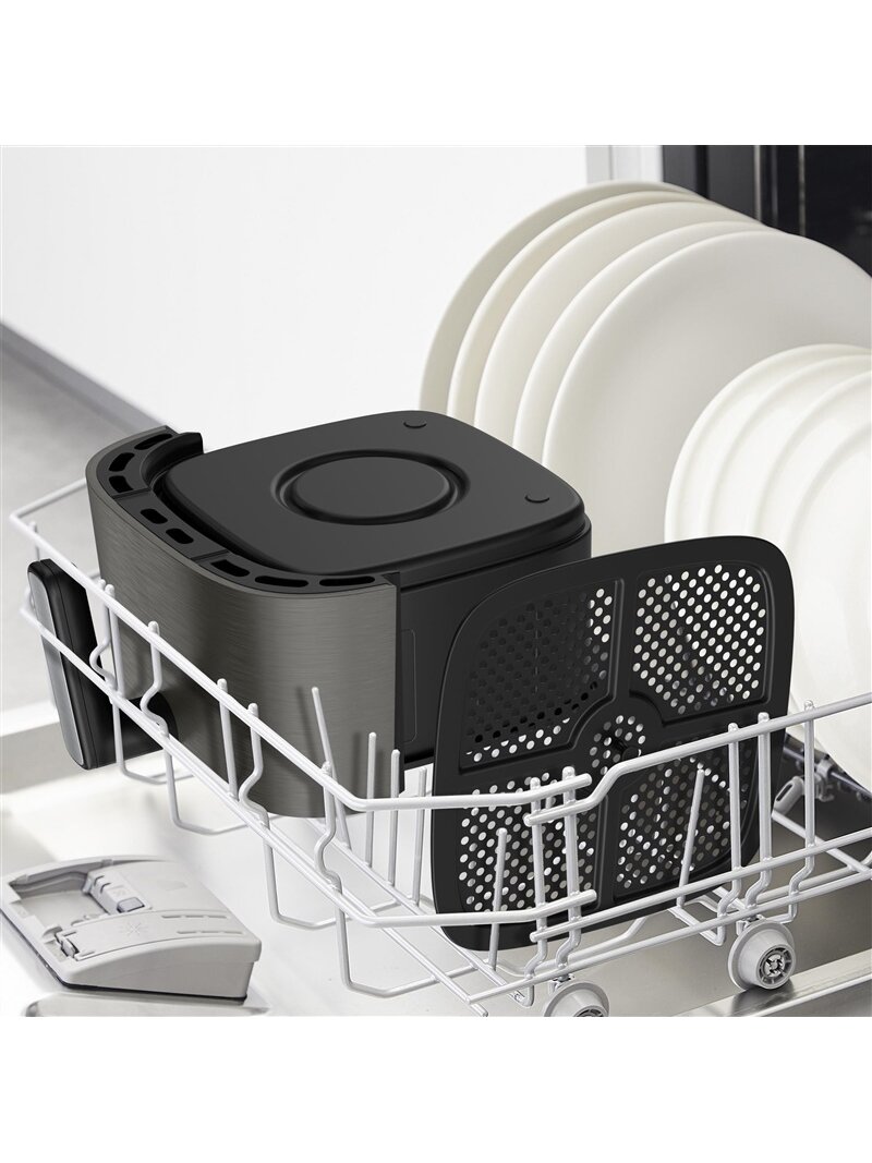 Karšto oro gruzdintuvė Tefal EY551HE0, pilka, 1670 W, 5 l 2 Karšto oro gruzdintuvė Tefal EY551HE0, pilka, 1670 W, 5 l 2
