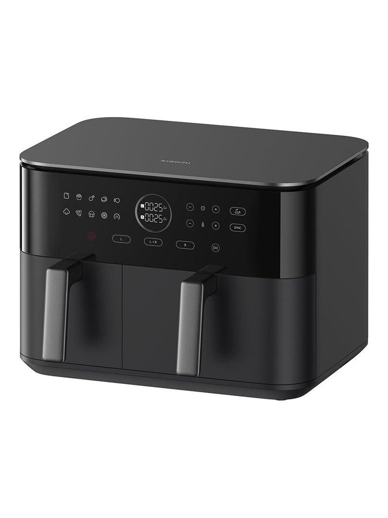 Karšto oro gruzdintuvė Xiaomi Dual Zone, juoda, 2700 W, 10 l 2