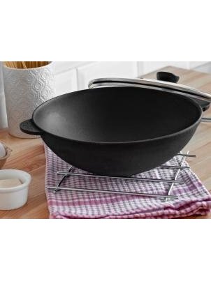 Ketaus keptuvė Ø 28 cm WOK 1 Ketaus keptuvė Ø 28 cm WOK 1