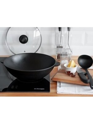 Ketaus keptuvė Ø 28 cm WOK su dangčiu 2