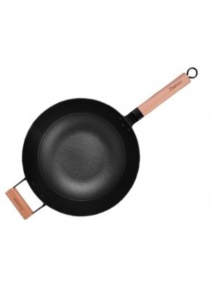Ketaus keptuvė Ø 30 cm WOK SEAGREEN 2 Ketaus keptuvė Ø 30 cm WOK SEAGREEN 2