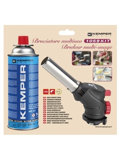 Kemper Daugiafunkcinio degiklio ir dujų rinkinys „KEMPER"