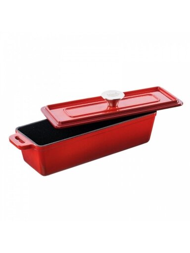 Kepimo indas Grand feu FEUSQRED 35.4 x 11.0 x 11.4 cm, 1.7 l