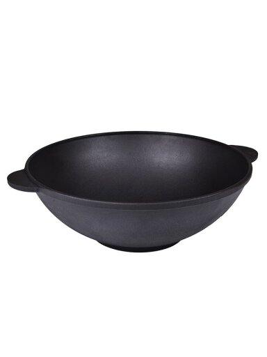 Ketaus keptuvė Ø 30 cm WOK su dangčiu