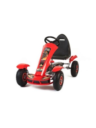 Keturratis Go-Kart F618, raudonas (4-10 metų)