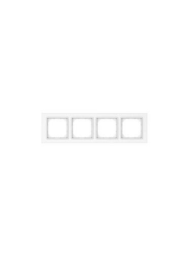 Keturvietis rėmelis VILMA QR1000, baltos spalvos