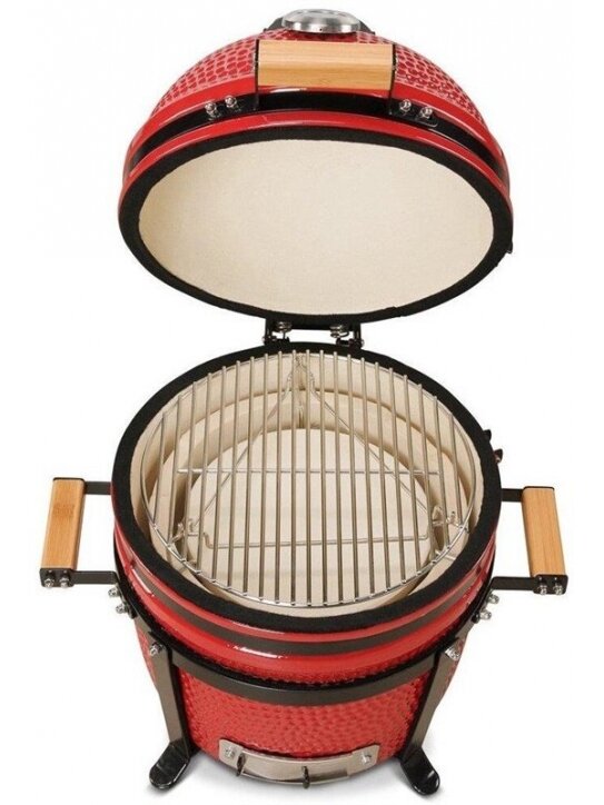 Kepsninė KAMADO BONO MINIMO, 40 cm, raudona 2 Kepsninė KAMADO BONO MINIMO, 40 cm, raudona 2