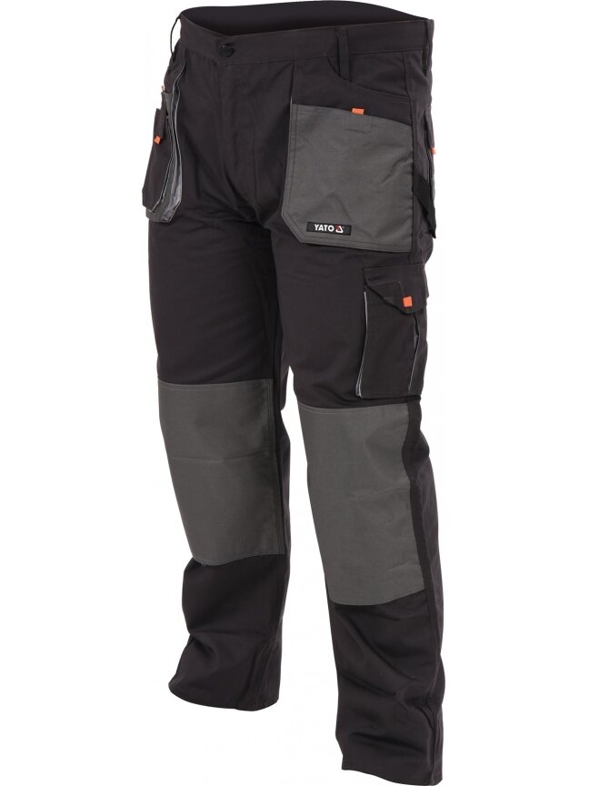 Kelnės darbinės juodos/pilkos Yato | L/XL Kelnės darbinės juodos/pilkos Yato | L/XL
