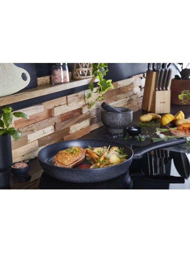Keptuvė Tefal BLACK STONE, 24 cm, aliuminis 1