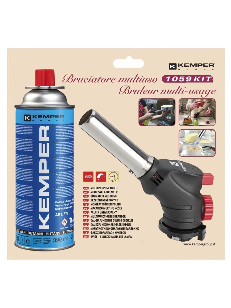 Kemper Daugiafunkcinio degiklio ir dujų rinkinys „KEMPER" Kemper Daugiafunkcinio degiklio ir dujų rinkinys „KEMPER"