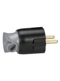 Kištukas kampu LEGRAND, 16A, 230V, juodos spalvos Kištukas kampu LEGRAND, 16A, 230V, juodos spalvos