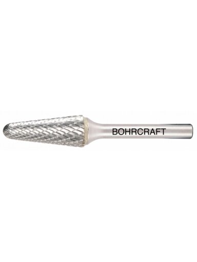 Kietmetalio freza apvalaus kūgio L formos BOHRCRAFT (Ø 12 mm) Kietmetalio freza apvalaus kūgio L formos BOHRCRAFT (Ø 12 mm)