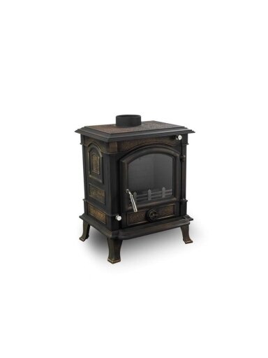 Kietojo kuro krosnelė NORDFLAM AKRON PATINE, 9 kW