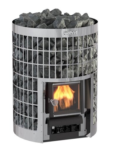 Kietojo kuro pirties krosnelė Harvia Cilindro 16, 16 kW