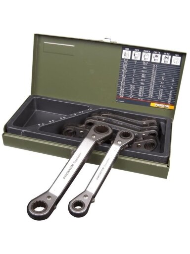 Kilpinių raktų rinkinys Proxxon 23231, 6–19 mm, 6 vnt.