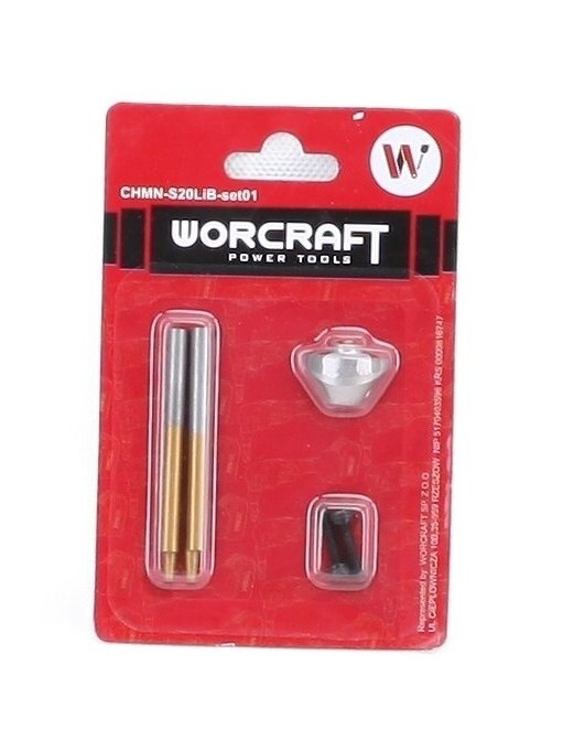 ⬡ Kirptuvo priedų keičiamų dalių rinkinys CHMN-S20LiB 5 vnt. WORCRAFT (CHMNS20LiBset01, WORCRAFT)