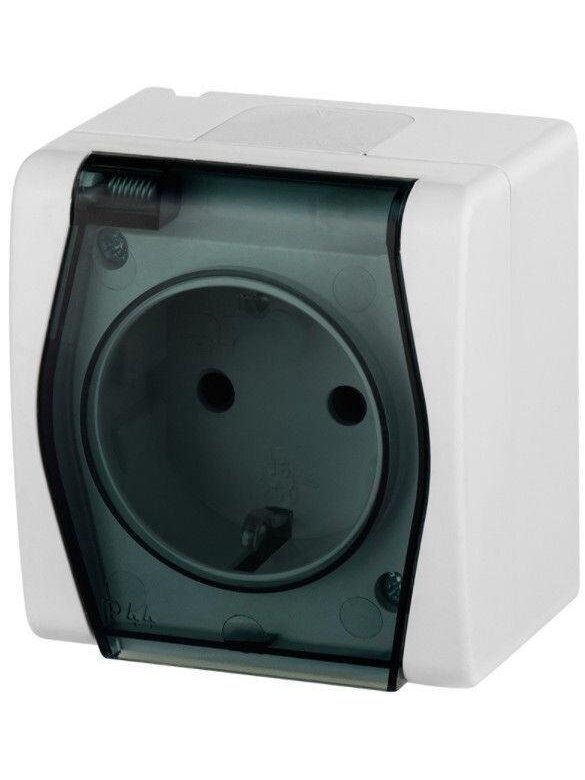 Kištukinis lizdas ELEKTRO-PLAST HERMES2, IP44 Kištukinis lizdas ELEKTRO-PLAST HERMES2, IP44